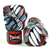 FBGVL3-55 Twins Grey-Red Demon Boxing Gloves